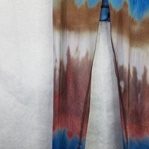 Beyond Yoga 7/8 Leggings Women's S Multi Color Red Blue Stripe Lux High Waisted - Picture 4 of 14